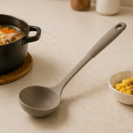 Innovative Anti-Scald Silicone Soup Ladle